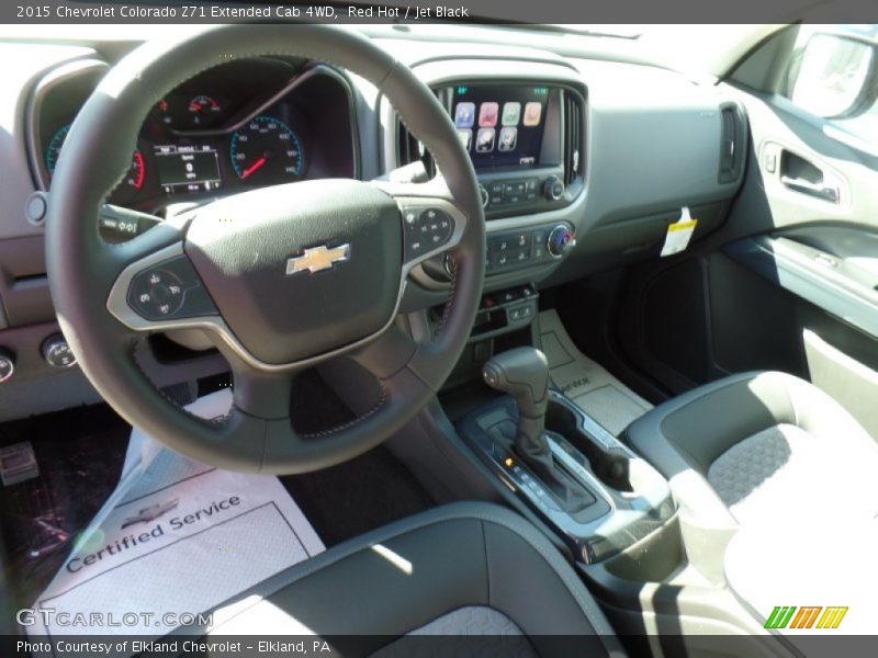  2015 Colorado Z71 Extended Cab 4WD Jet Black Interior