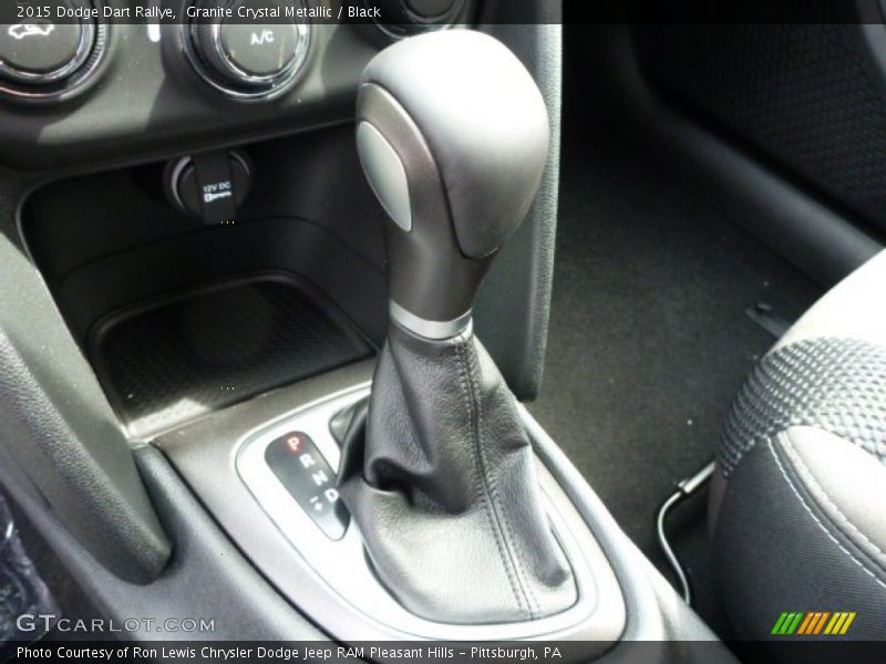 Granite Crystal Metallic / Black 2015 Dodge Dart Rallye