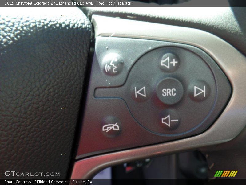Controls of 2015 Colorado Z71 Extended Cab 4WD