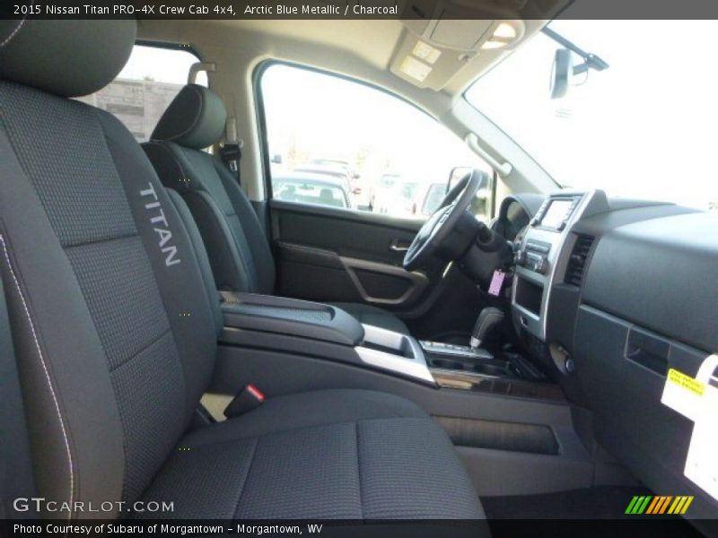 Arctic Blue Metallic / Charcoal 2015 Nissan Titan PRO-4X Crew Cab 4x4