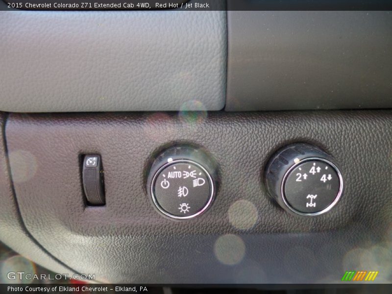 Controls of 2015 Colorado Z71 Extended Cab 4WD