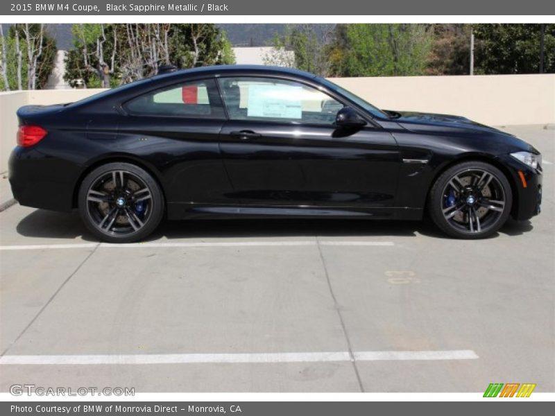 Black Sapphire Metallic / Black 2015 BMW M4 Coupe