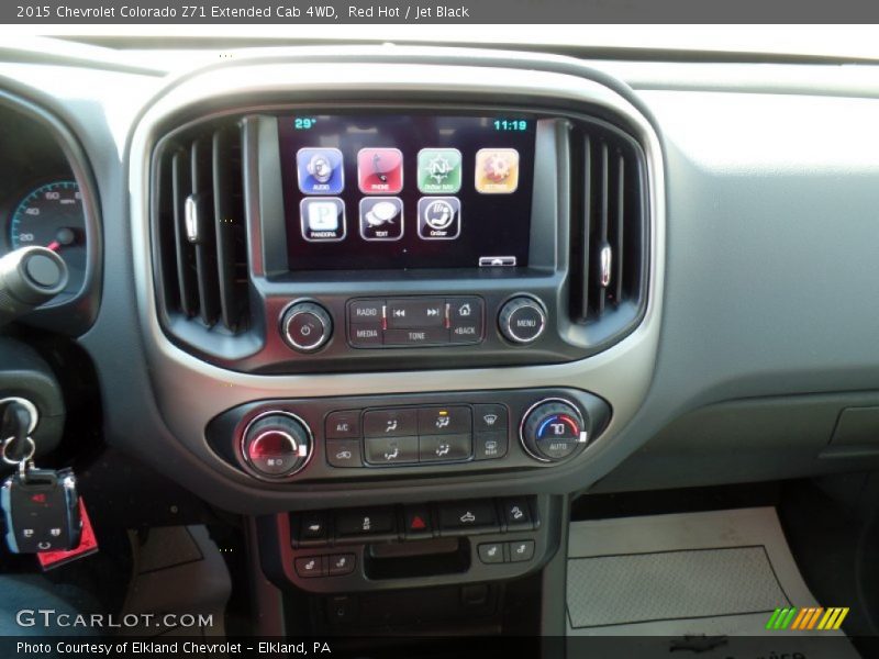 Controls of 2015 Colorado Z71 Extended Cab 4WD