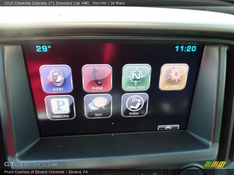 Red Hot / Jet Black 2015 Chevrolet Colorado Z71 Extended Cab 4WD