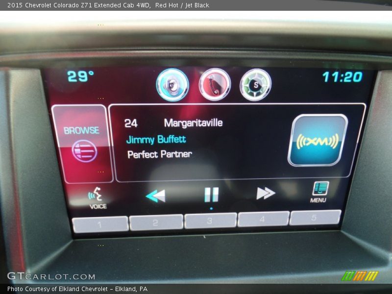 Controls of 2015 Colorado Z71 Extended Cab 4WD