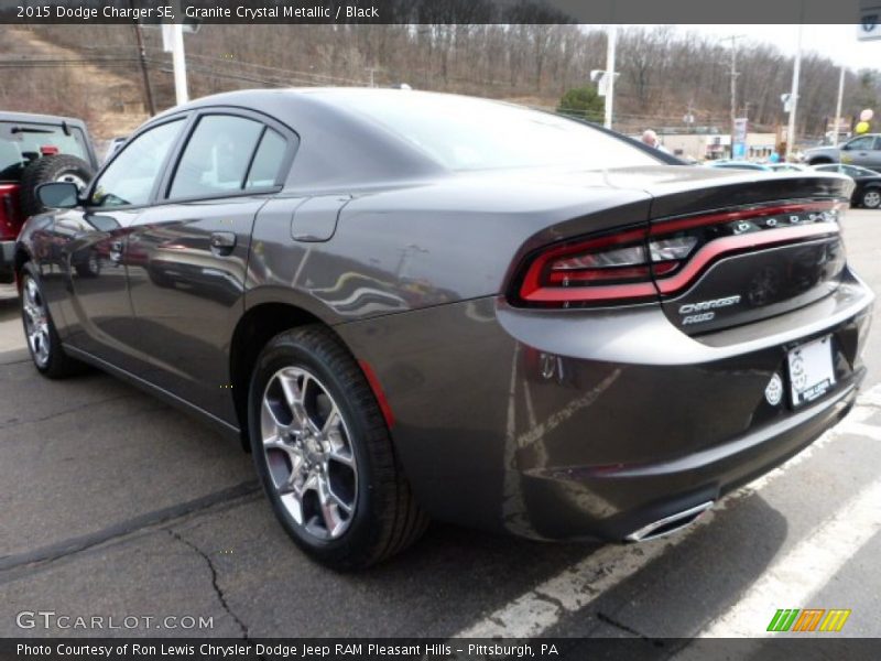 Granite Crystal Metallic / Black 2015 Dodge Charger SE