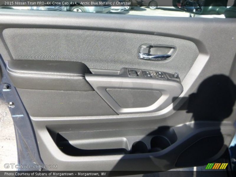 Arctic Blue Metallic / Charcoal 2015 Nissan Titan PRO-4X Crew Cab 4x4