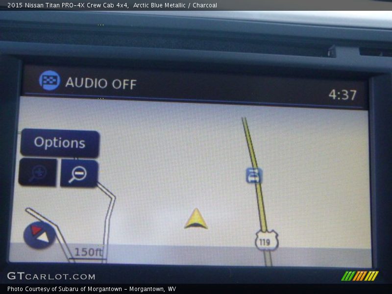 Navigation of 2015 Titan PRO-4X Crew Cab 4x4