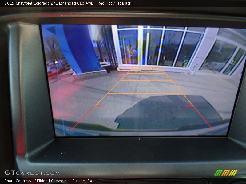 Red Hot / Jet Black 2015 Chevrolet Colorado Z71 Extended Cab 4WD