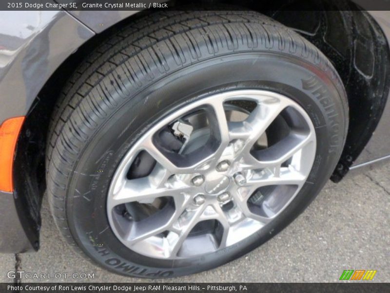 Granite Crystal Metallic / Black 2015 Dodge Charger SE