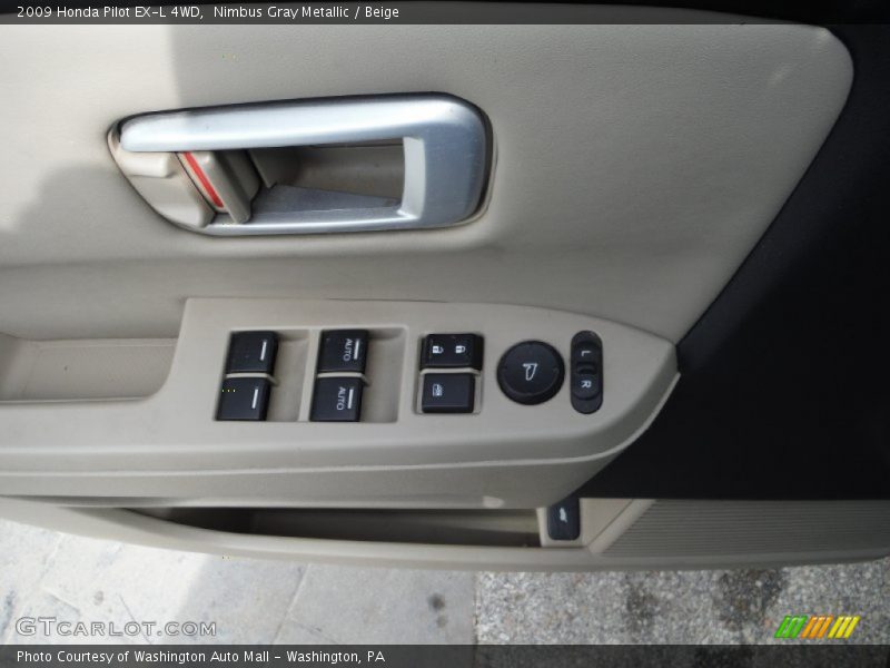 Nimbus Gray Metallic / Beige 2009 Honda Pilot EX-L 4WD