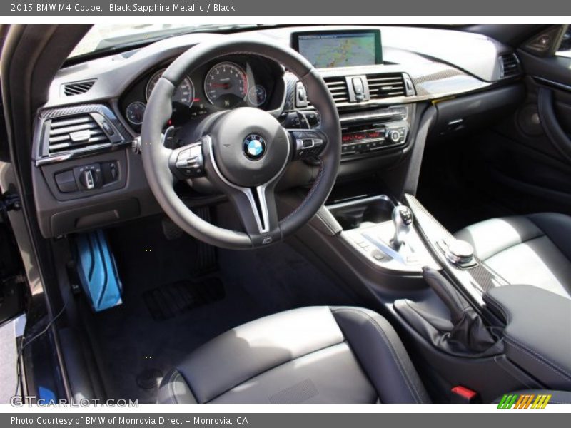 Black Sapphire Metallic / Black 2015 BMW M4 Coupe