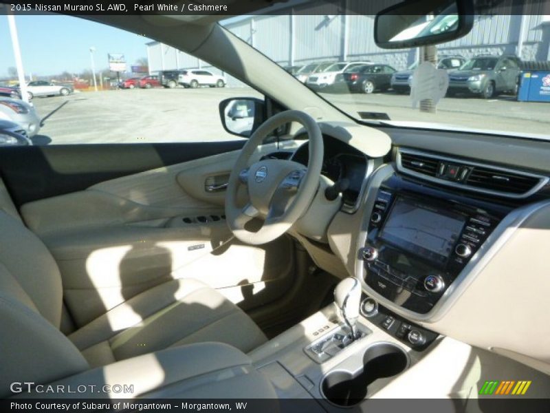 Pearl White / Cashmere 2015 Nissan Murano SL AWD