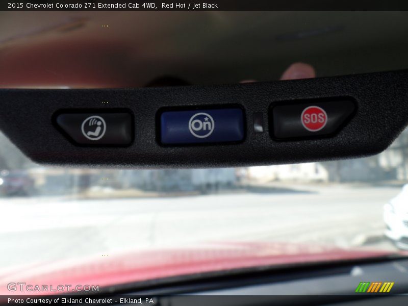 Red Hot / Jet Black 2015 Chevrolet Colorado Z71 Extended Cab 4WD