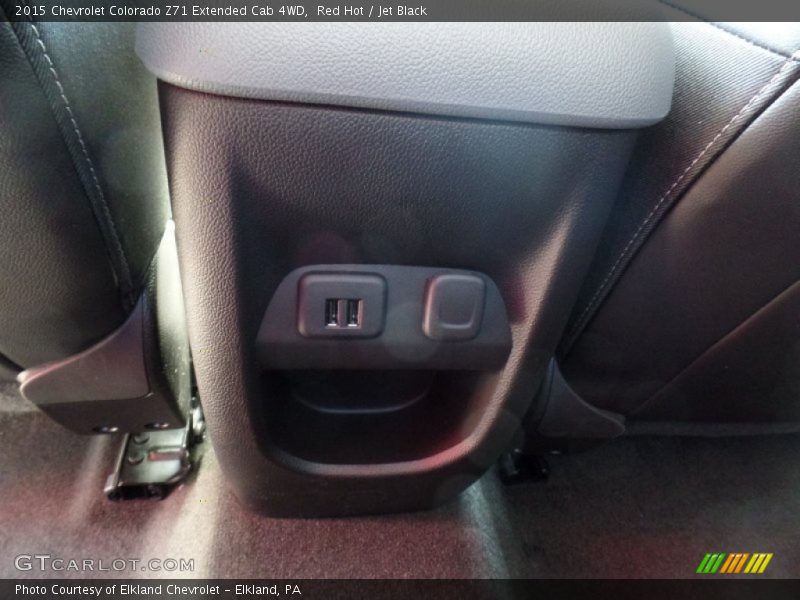 Red Hot / Jet Black 2015 Chevrolet Colorado Z71 Extended Cab 4WD