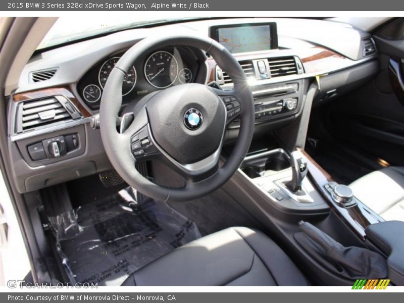  2015 3 Series 328d xDrive Sports Wagon Black Interior