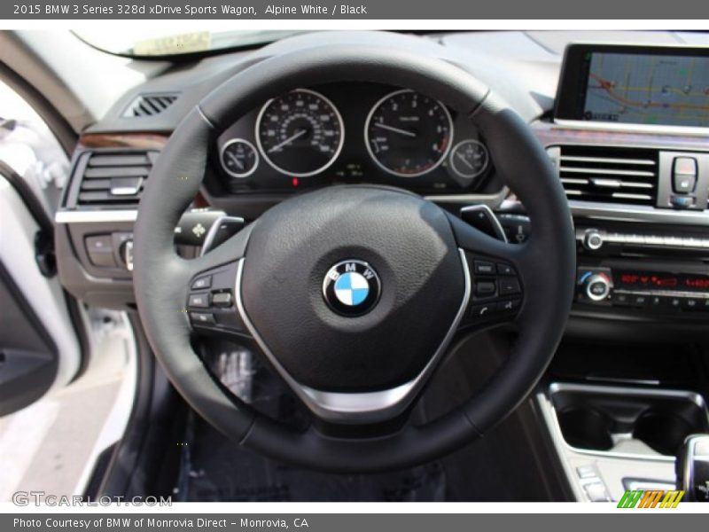 Alpine White / Black 2015 BMW 3 Series 328d xDrive Sports Wagon