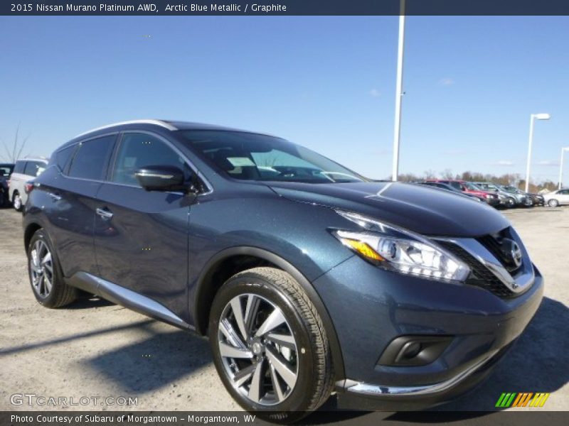 Arctic Blue Metallic / Graphite 2015 Nissan Murano Platinum AWD
