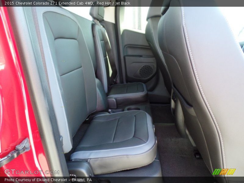 Rear Seat of 2015 Colorado Z71 Extended Cab 4WD