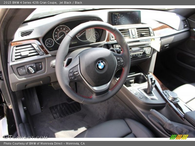 Jet Black / Black 2015 BMW 4 Series 428i Gran Coupe