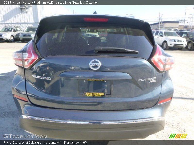 Arctic Blue Metallic / Graphite 2015 Nissan Murano Platinum AWD