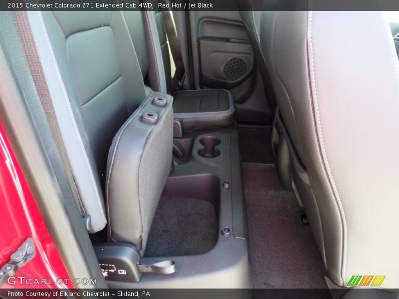 Rear Seat of 2015 Colorado Z71 Extended Cab 4WD