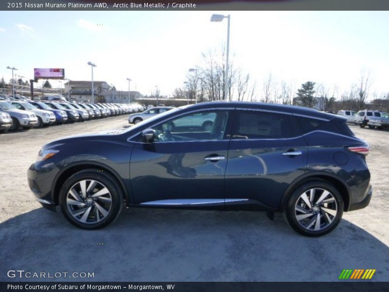 Arctic Blue Metallic / Graphite 2015 Nissan Murano Platinum AWD