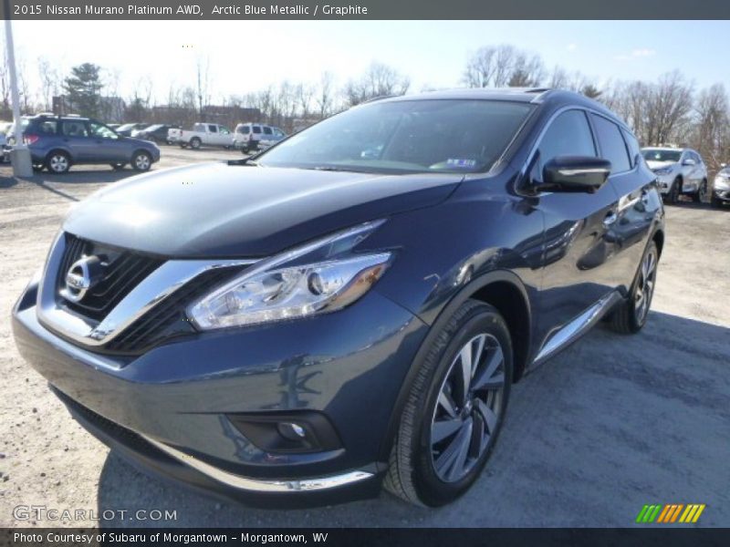 Arctic Blue Metallic / Graphite 2015 Nissan Murano Platinum AWD