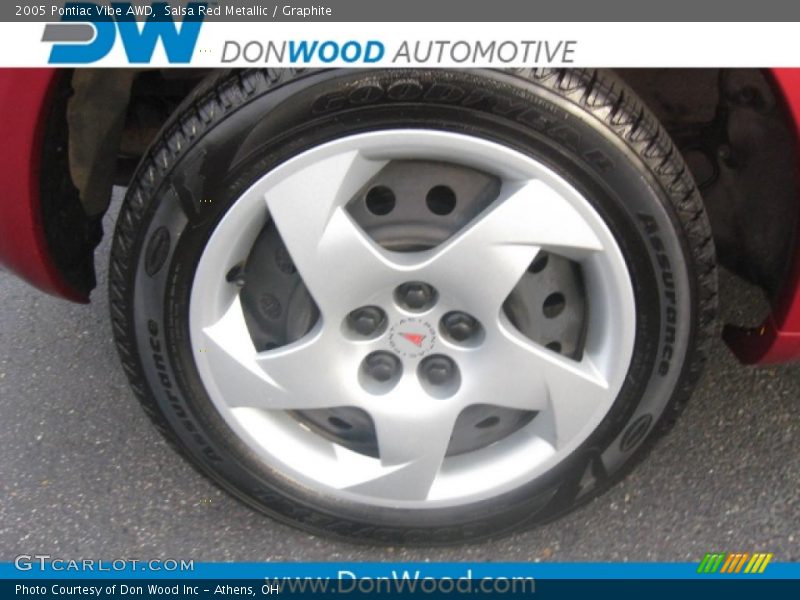 Salsa Red Metallic / Graphite 2005 Pontiac Vibe AWD