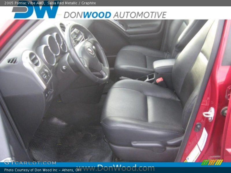 Salsa Red Metallic / Graphite 2005 Pontiac Vibe AWD