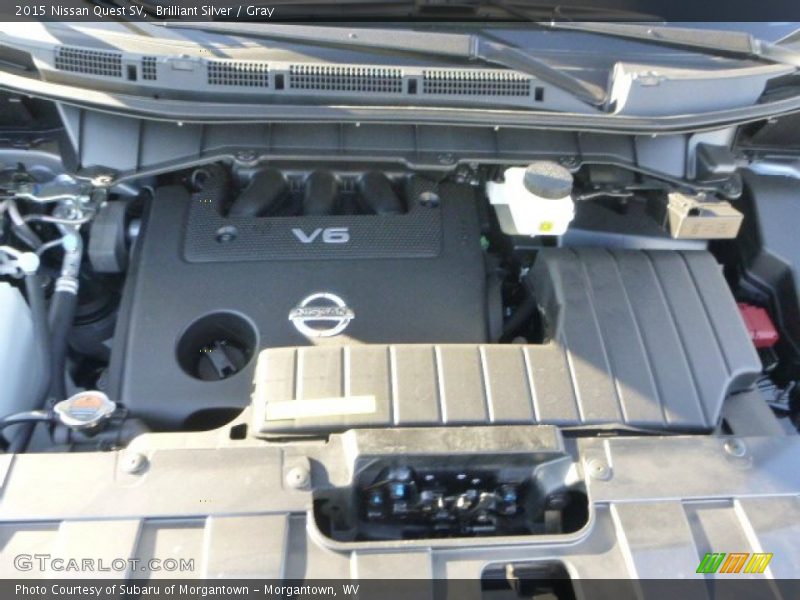Brilliant Silver / Gray 2015 Nissan Quest SV