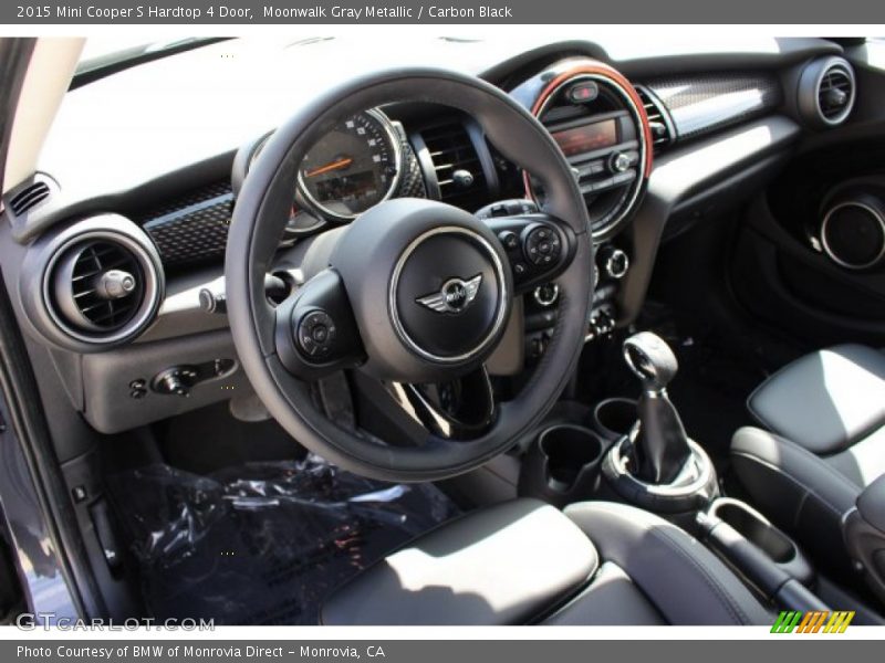 Moonwalk Gray Metallic / Carbon Black 2015 Mini Cooper S Hardtop 4 Door