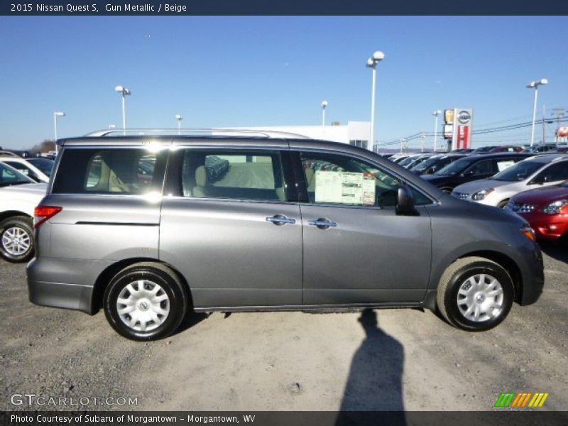 Gun Metallic / Beige 2015 Nissan Quest S