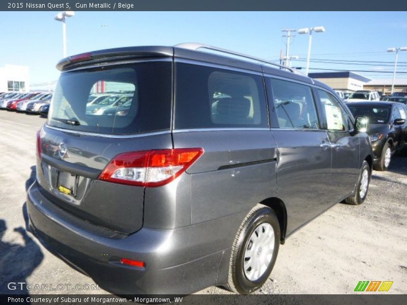 Gun Metallic / Beige 2015 Nissan Quest S