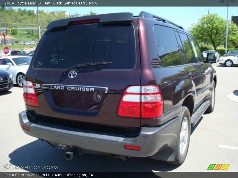 Black Garnet Pearl / Ivory 2004 Toyota Land Cruiser