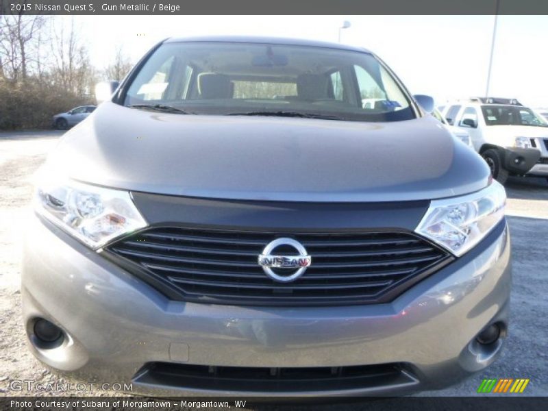 Gun Metallic / Beige 2015 Nissan Quest S