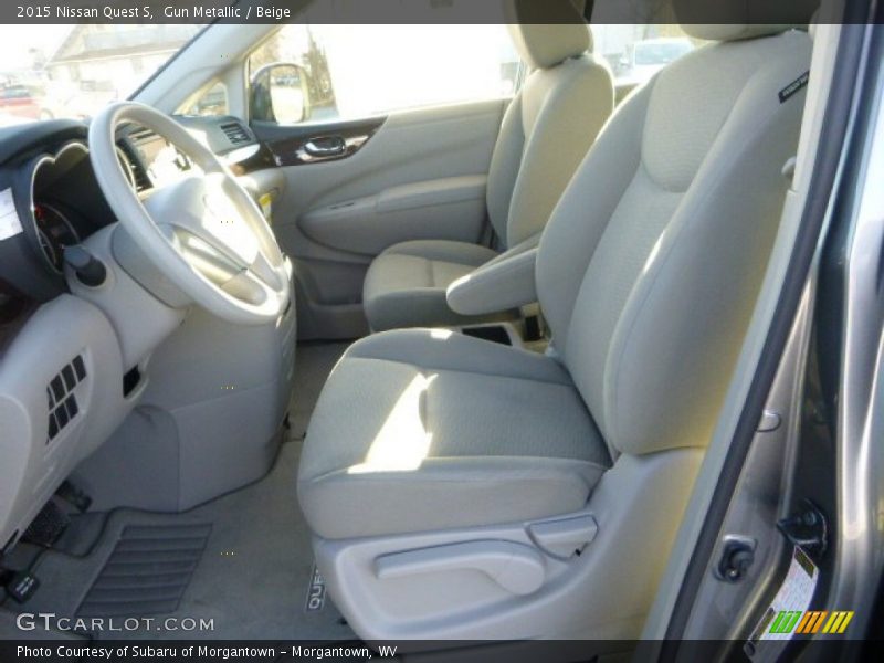 Gun Metallic / Beige 2015 Nissan Quest S