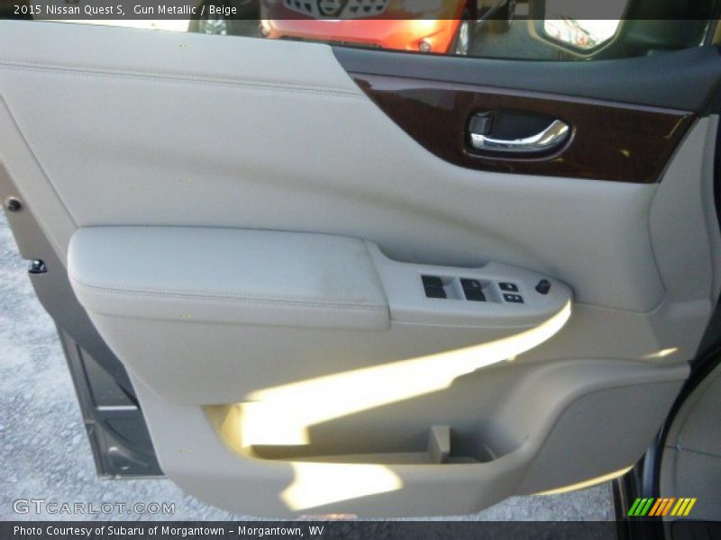 Gun Metallic / Beige 2015 Nissan Quest S