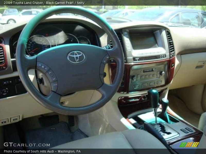 Black Garnet Pearl / Ivory 2004 Toyota Land Cruiser