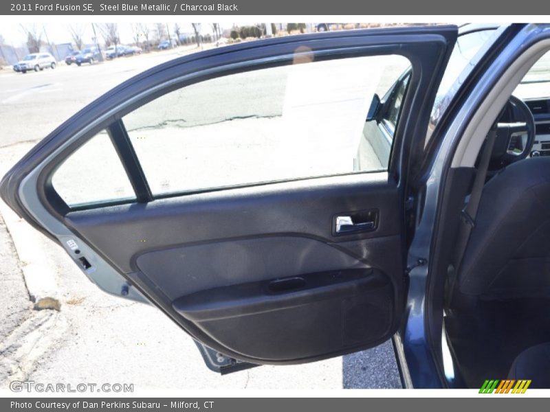 Steel Blue Metallic / Charcoal Black 2011 Ford Fusion SE