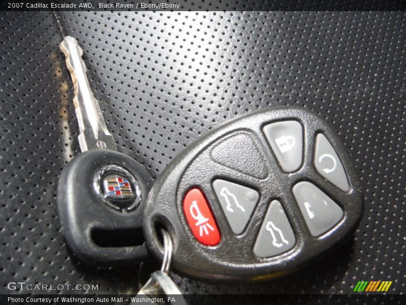 Black Raven / Ebony/Ebony 2007 Cadillac Escalade AWD