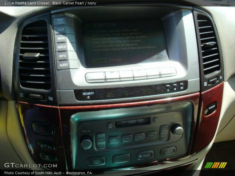Black Garnet Pearl / Ivory 2004 Toyota Land Cruiser