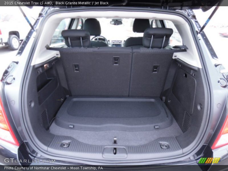 Black Granite Metallic / Jet Black 2015 Chevrolet Trax LS AWD