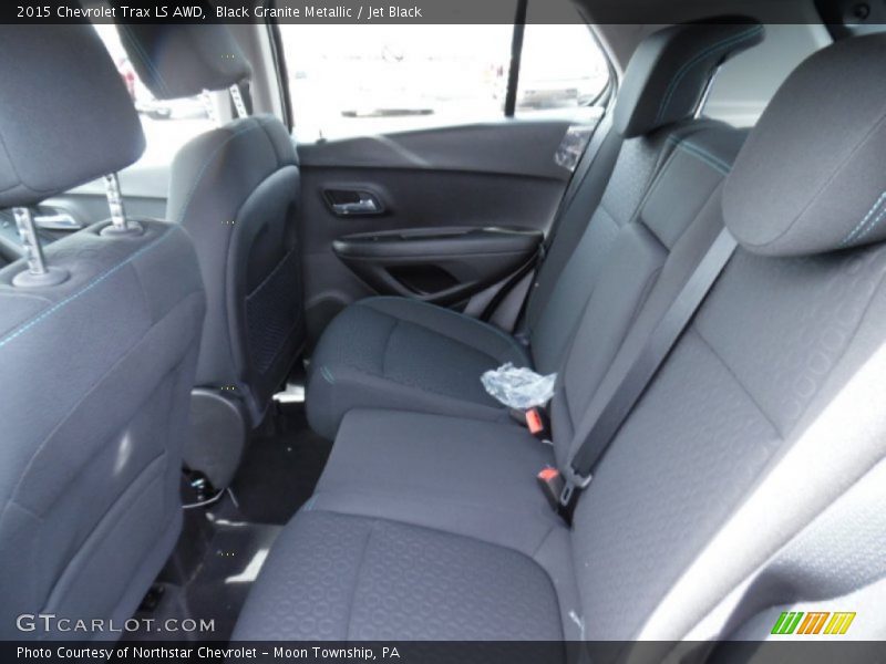 Black Granite Metallic / Jet Black 2015 Chevrolet Trax LS AWD