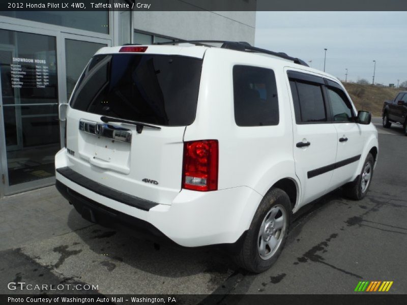 Taffeta White / Gray 2012 Honda Pilot LX 4WD