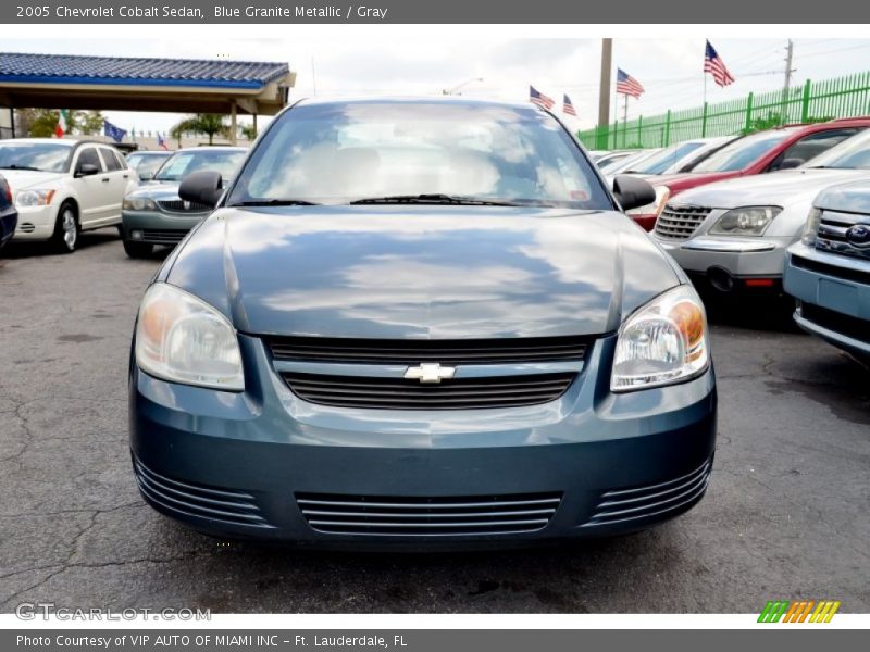 Blue Granite Metallic / Gray 2005 Chevrolet Cobalt Sedan