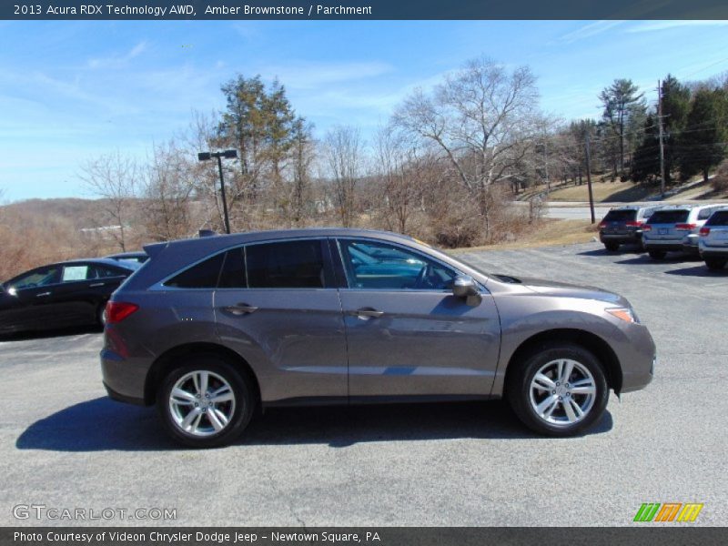 Amber Brownstone / Parchment 2013 Acura RDX Technology AWD