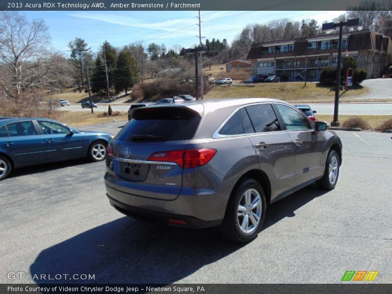 Amber Brownstone / Parchment 2013 Acura RDX Technology AWD