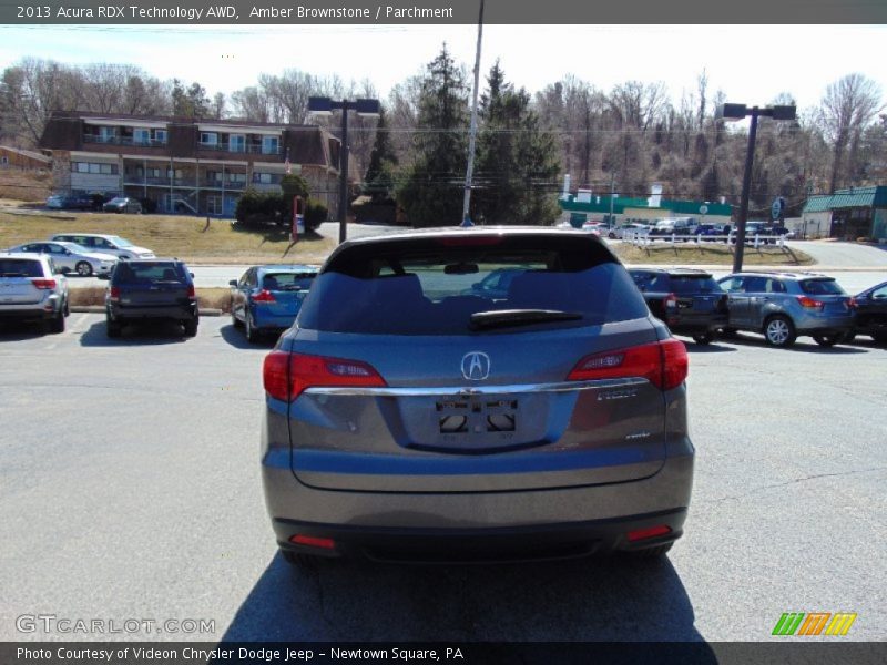 Amber Brownstone / Parchment 2013 Acura RDX Technology AWD