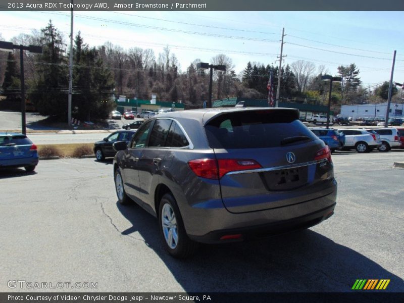 Amber Brownstone / Parchment 2013 Acura RDX Technology AWD